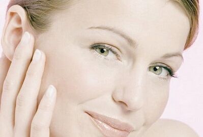 Pel facial despois do rexuvenecemento láser